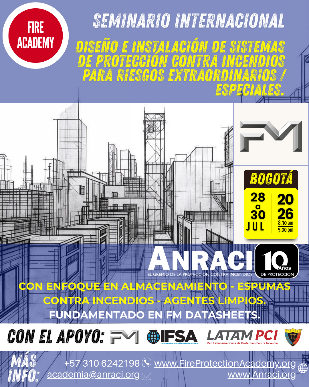 Seminario Internacional Diseño e Instalación de Sistemas de Protección Contra Incendios para Riesgos Extraordinarios / Especiales.