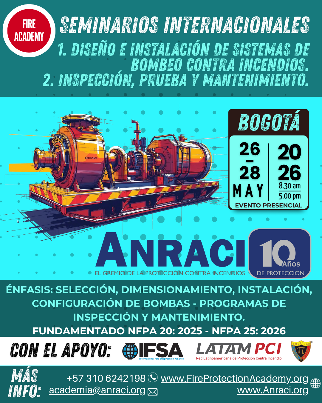 Seminario NFPA 20 - NFPA 25 1390 x 900