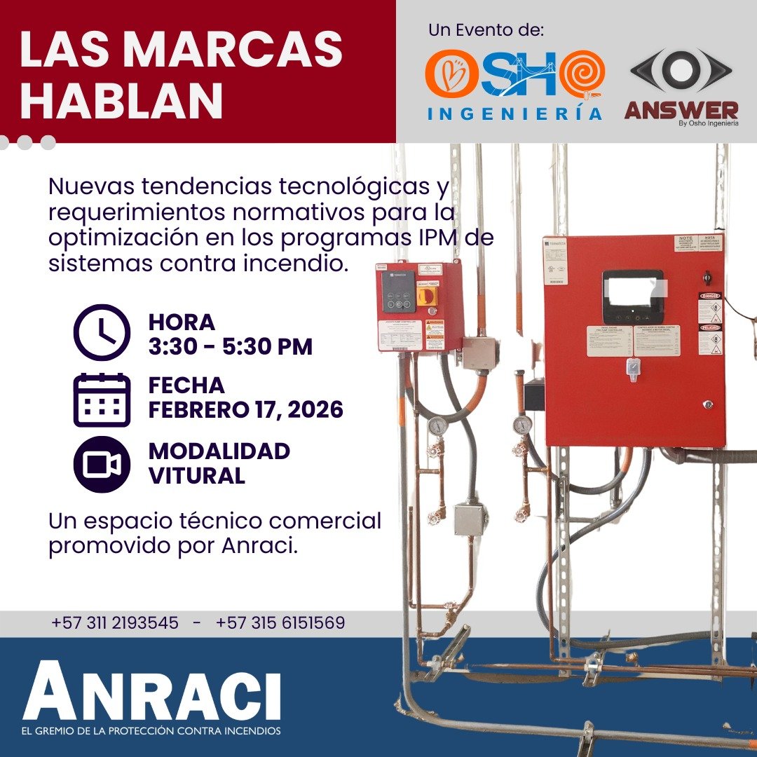 Nuevas tendencias tecnológicas y requerimientos normativos para la optimización en los programas IPM de sistemas contra incendio.