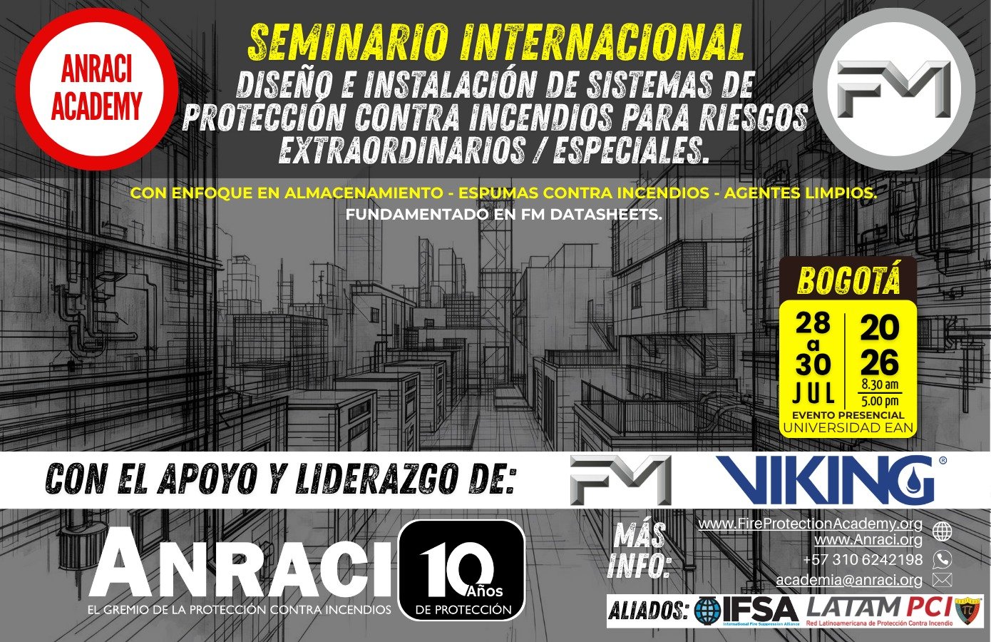 Seminario Internacional Diseño e Instalación de Sistemas de Protección Contra Incendios para Riesgos Extraordinarios / Especiales.