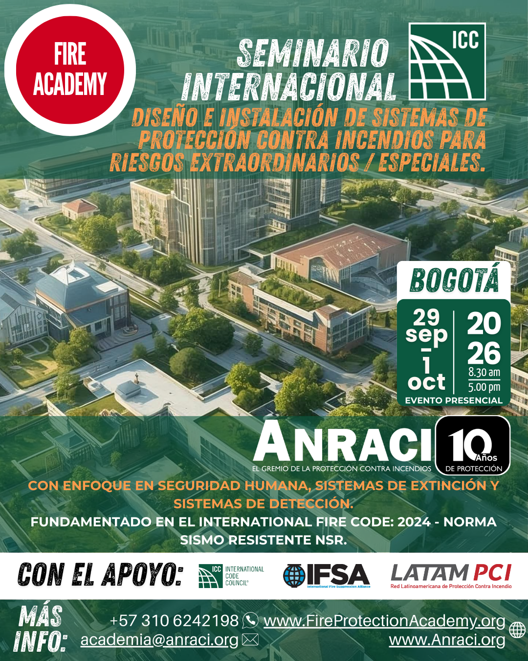 Seminario Internacional Conceptos e Interpretación del Código Internacional de Incendios (IFC)