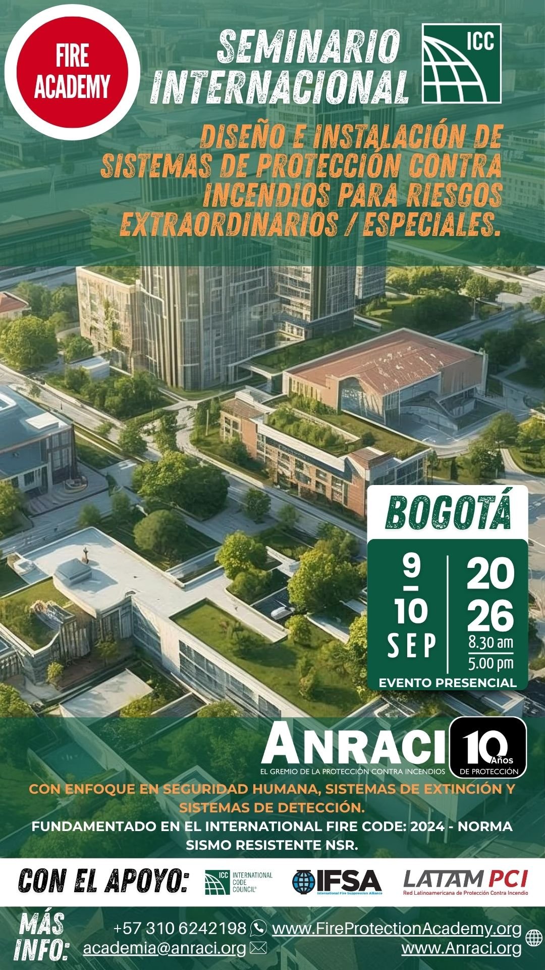 Seminario Internacional Conceptos e Interpretación del Código Internacional de Incendios (IFC)