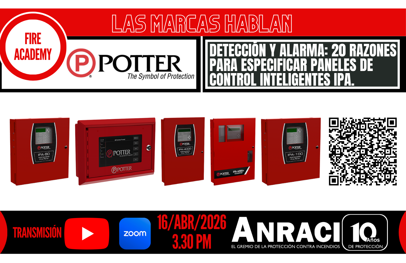 Detección y Alarma: 20 razones para especificar paneles de control inteligentes IPA - Potter