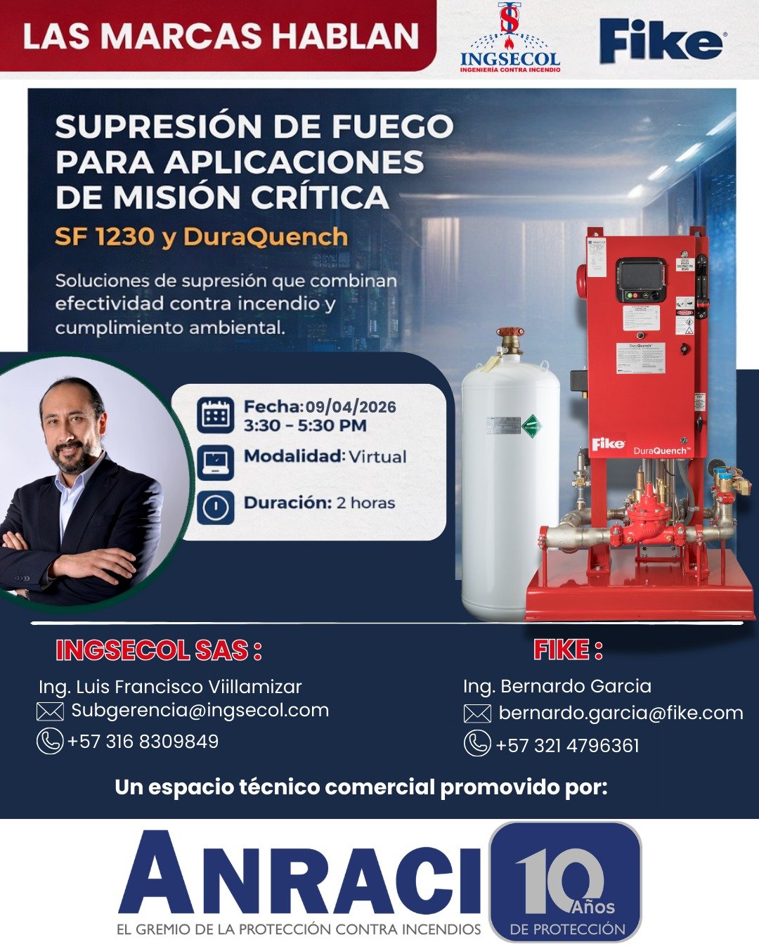 Supresión de fuego para aplicaciones de misión crítica – SF 1230 y DuraQuench