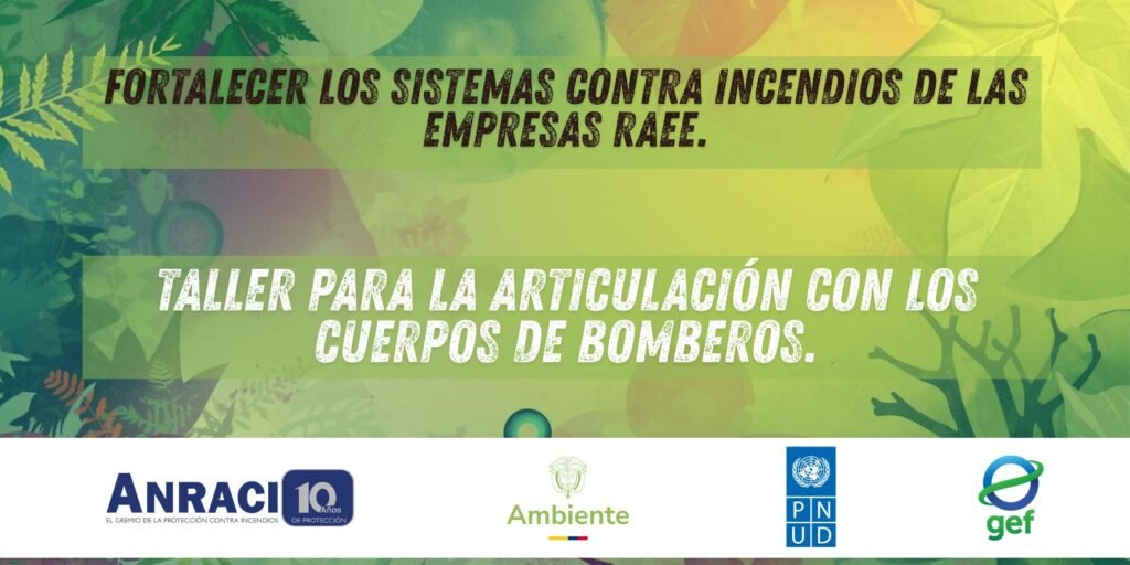 Fortalecer los sistemas contra incendios de las empresas de gestión de RAEE.