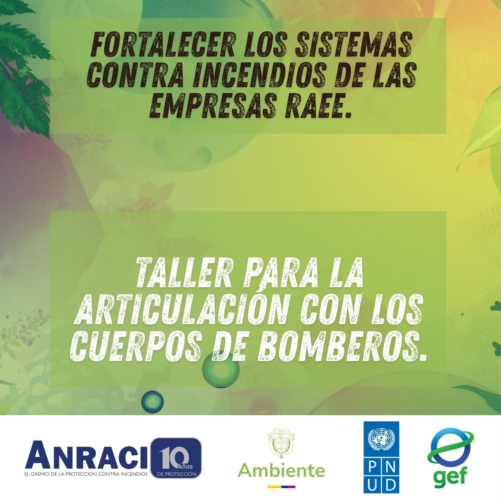 Fortalecer los sistemas contra incendios de las empresas de gestión de RAEE.