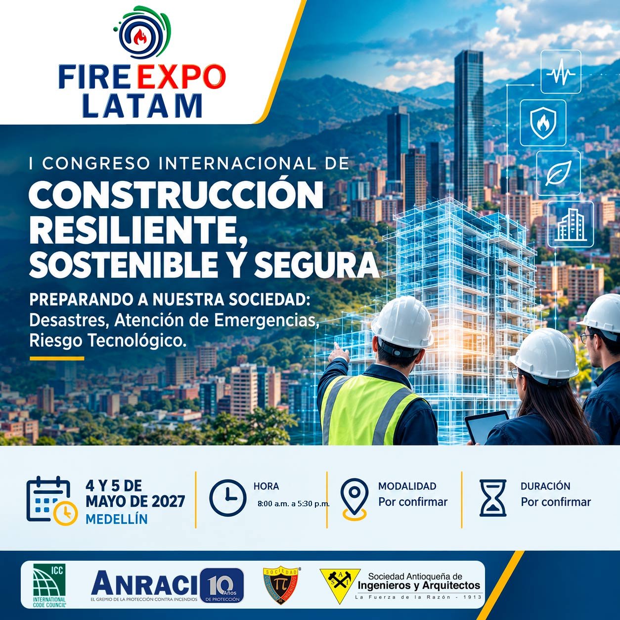 I Congreso Internacional de Construcción Resiliente, Sostenible y Segura