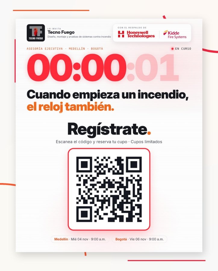 CUANDO EMPIEZA UN INCENDIO, EL RELOJ TAMBIÉN